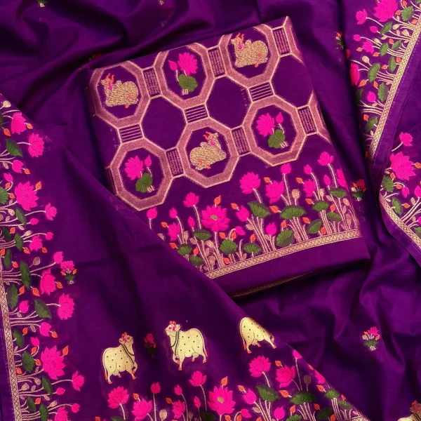 PURE JAMDANI SUIT SET Floral Print